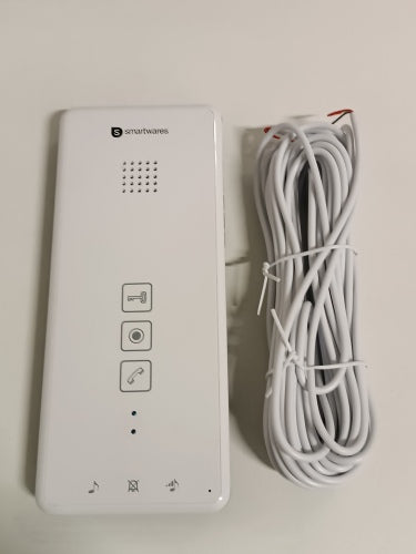 Ecost customer return Smartwares DIC21102 Indoor Intercom 2Way Communication  Easy 2Wire Installatio