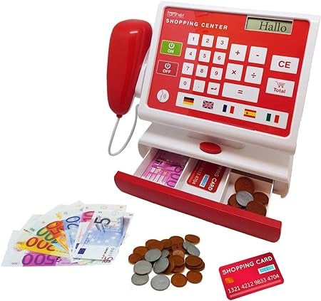 Ecost Customer Return Christian Tanner 1035.0 Kids Scanner Cash Register with Real Scanning and Voic