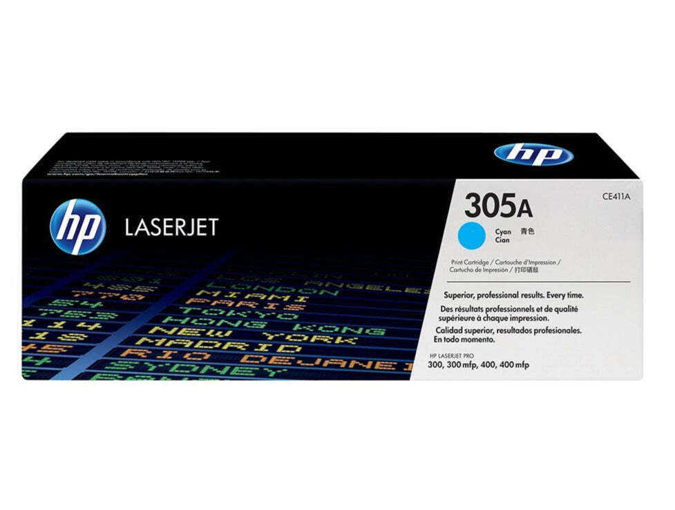 HP 410X high capacity cyan toner cartridge - CF411X - open box