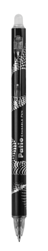 Retractable erasable pen Patio Black ink