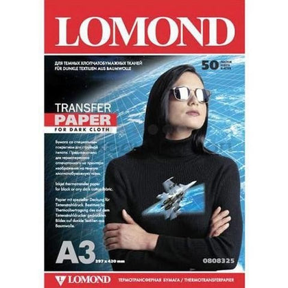 Lomond Thermotransfer Inkjet Paper A3, 50 sheets, for Dark Fabrics