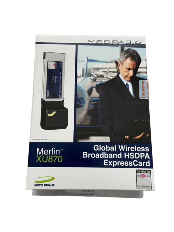 Global wireless broadband HSDPA express card Merlin XU870