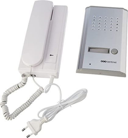 Ecost customer return SCS Sentinel SEN4137091 Metal Wall Intercom Kit with 2 Cables