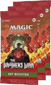 Ecost Customer Return Magic: The Gathering The Brothers’ War Set Booster 3-Pack Englische Version