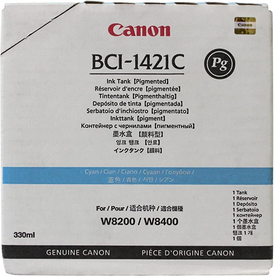 Canon BCI-1421C (8368A001AA) Cyan Original Ink Cartridge 330 ml