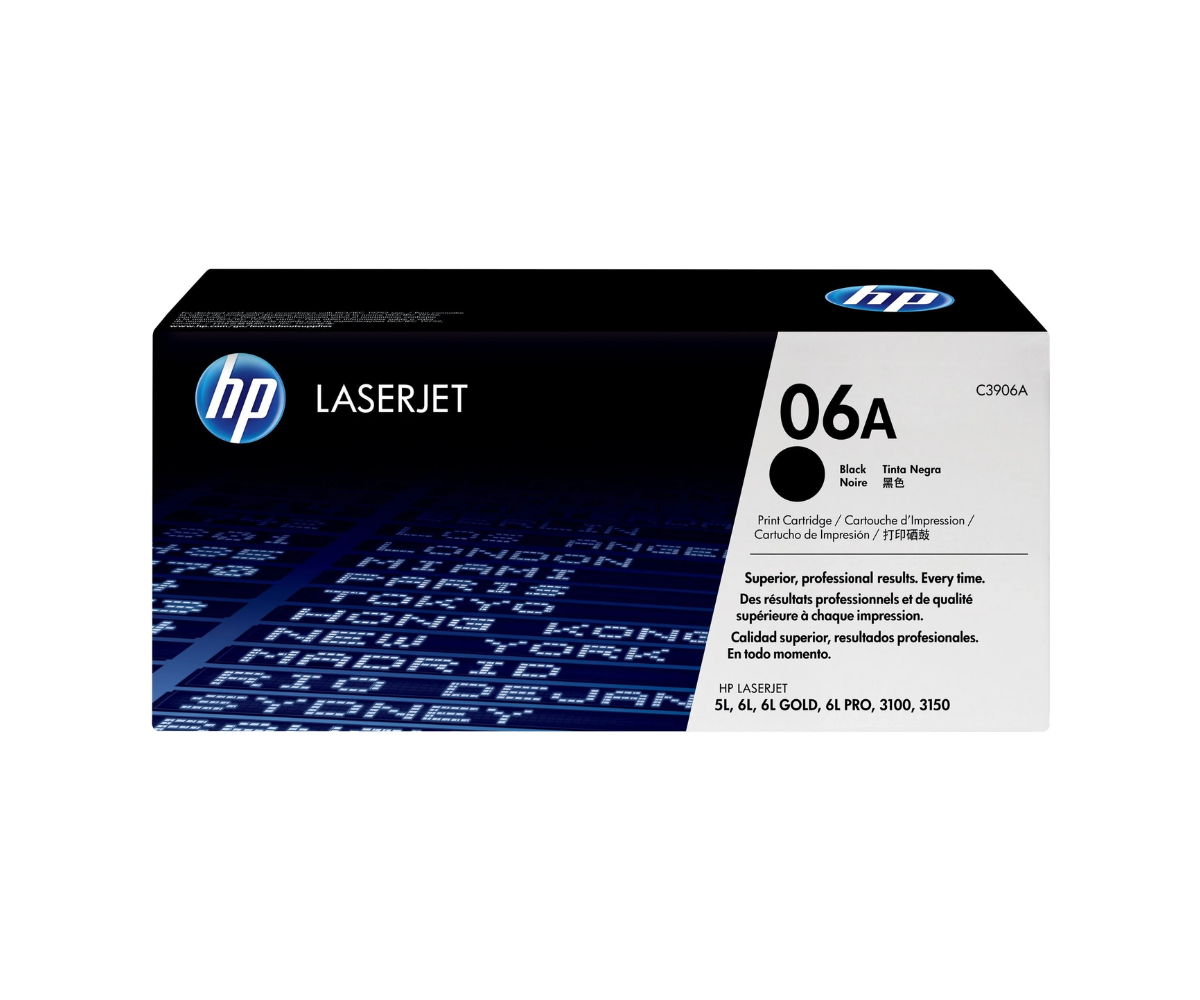 Original HP 06A C3906A BLACK Toner Cartridge