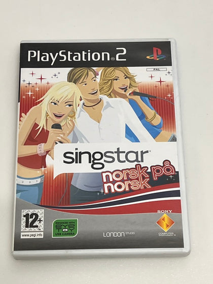 PlayStation 2 game SingStar norsk pa norsk
