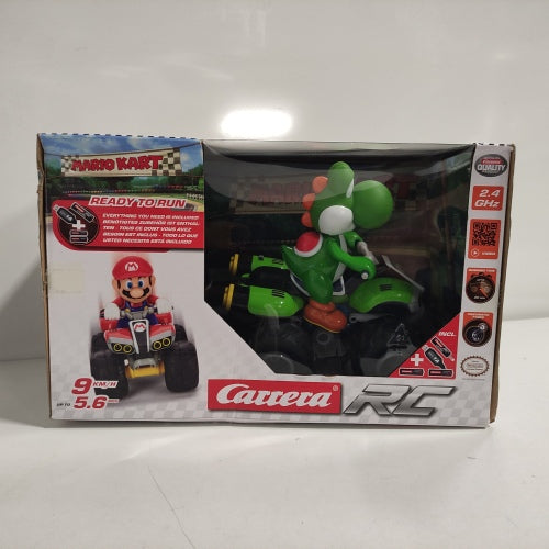 Ecost Customer Return Carrera 370200997X Mario Kart - Yoshi Quad 1:20 RC Beginner Model Car