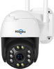 Ecost customer return Hiseeu 5 x optical zoom: 3MP outdoor surveillance camera, WiFi, 360° display,