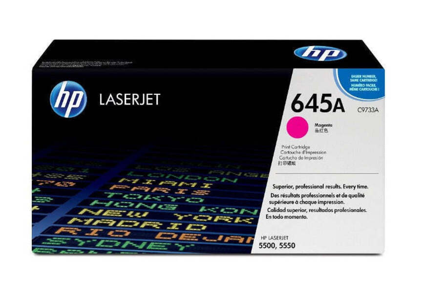 HP 645A C9733AC magenta original toner 12K pages - Open box