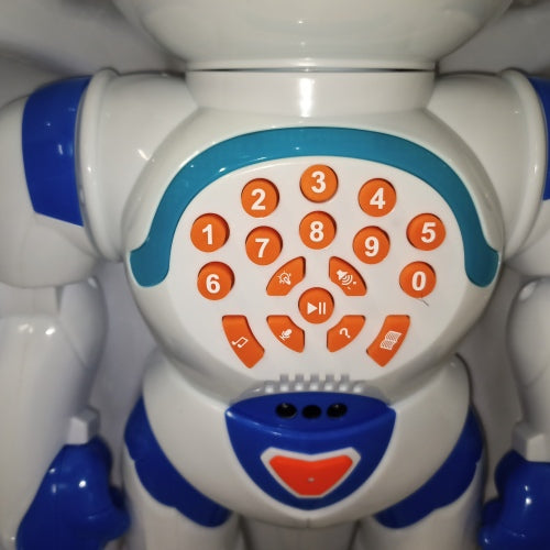 Ecost Customer Return Lexibook ROB85DE Powerman Star Remote Controlled Running Talking Toy Robot STE