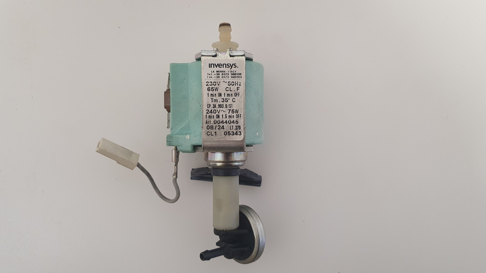 Jura Impressa J5 Coffee Machine - Water Pump Invensys CP.3A.993.0/ST