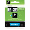 Dymo Label tape 45803 White/Black (S0720830)