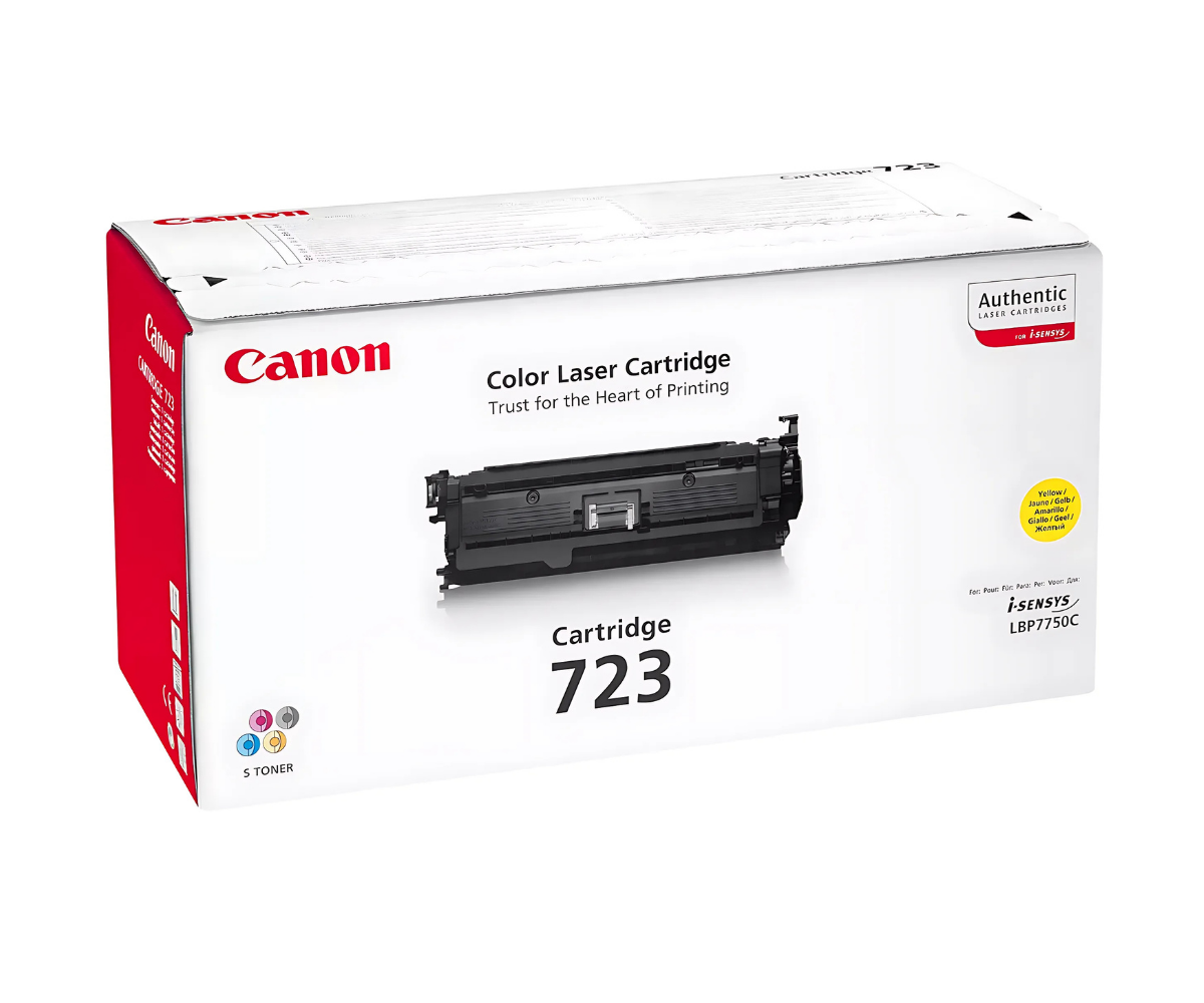 Original Toner Cartridge Canon 723 Yellow (2641B002), 8500 copies