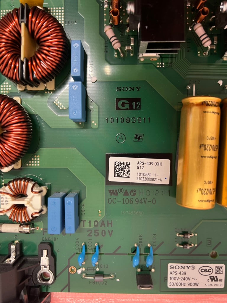 Sony XR-77A80J mainboard 1-010-839-11