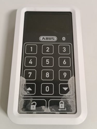 Ecost customer return ABUS HomeTec Pro Bluetooth Keypad CFT3100  Code Entry to Open the Front Door