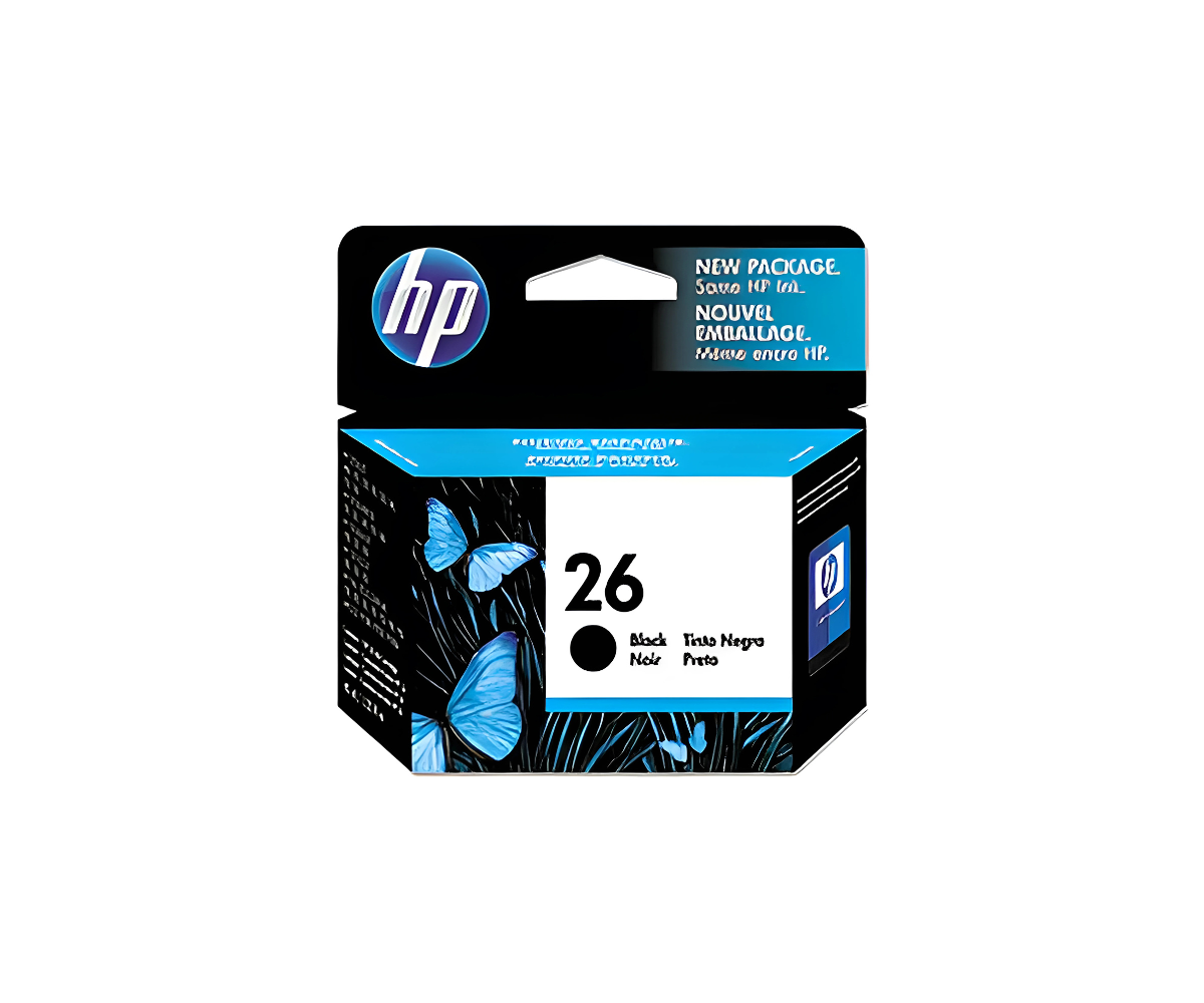 Original HP 51626A 26 Black Ink Cartridge - open box