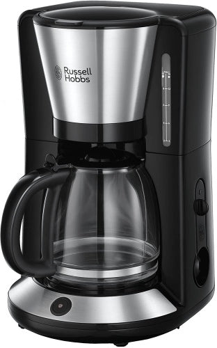 Ecost Customer Return, Russell Hobbs Adventure 24010-56 Coffee Machine, Stainless Steel, Glass Jug u