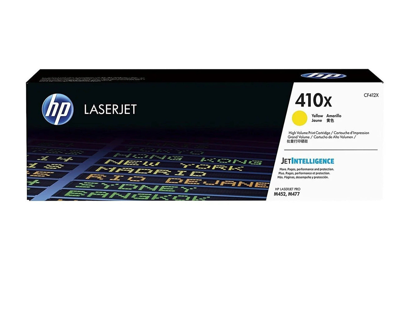 HP 410X Yellow High-yield Toner for HP Color LaserJet Pro MFP M377, M477 - open box