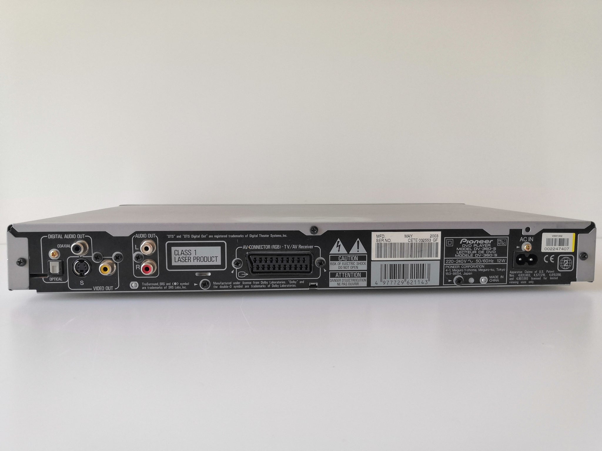 Pioneer DV-360-S DVD Player