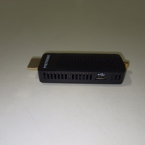 Ecost customer return Metronic 441625 Decoder TDT Dongle Stick DVBT2 HEVC HDMI USB