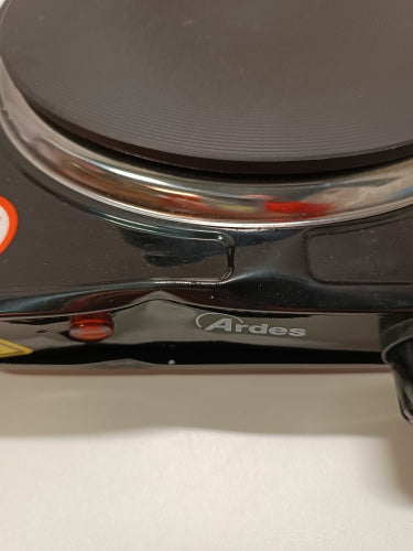 Ecost Customer Return, ARDES - AR1F19 electric hob, 1 cast iron hob, 1500 W, painted steel, diameter