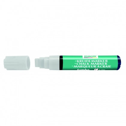 STANGER chalk MARKER jumbo, 8-15 mm, white, 1 pcs. 620050-1