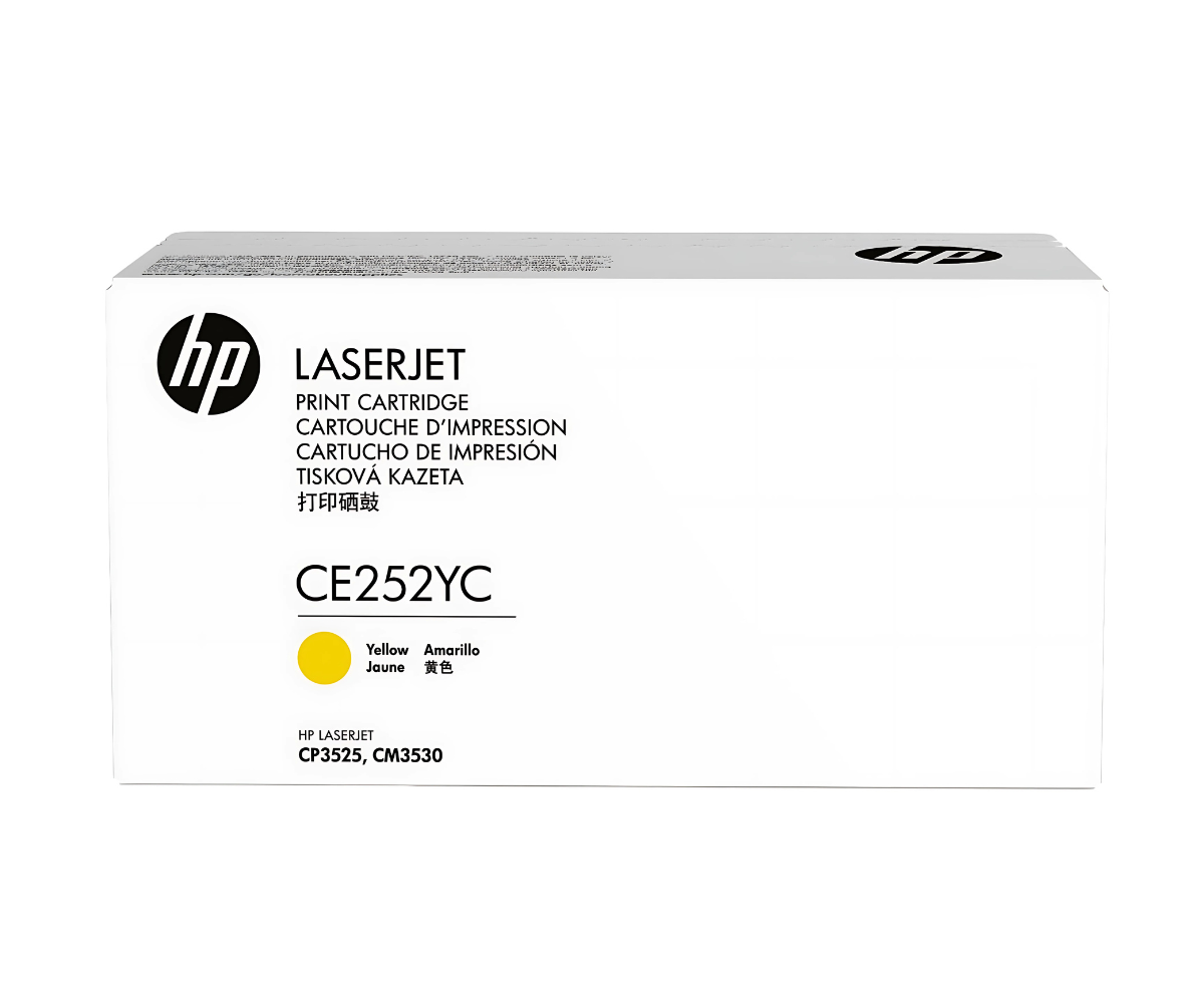 Original HP CE252YC YELLOW toner cartridge