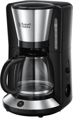 Ecost customer return Russell Hobbs Adventure 2401056 Coffee Machine, Stainless Steel, Glass Jug up