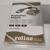 Ecost customer return ROLINE GOLD 4K DPDVI Adaptor Active v1.2 DP ST  DVI BU, Retail Blis