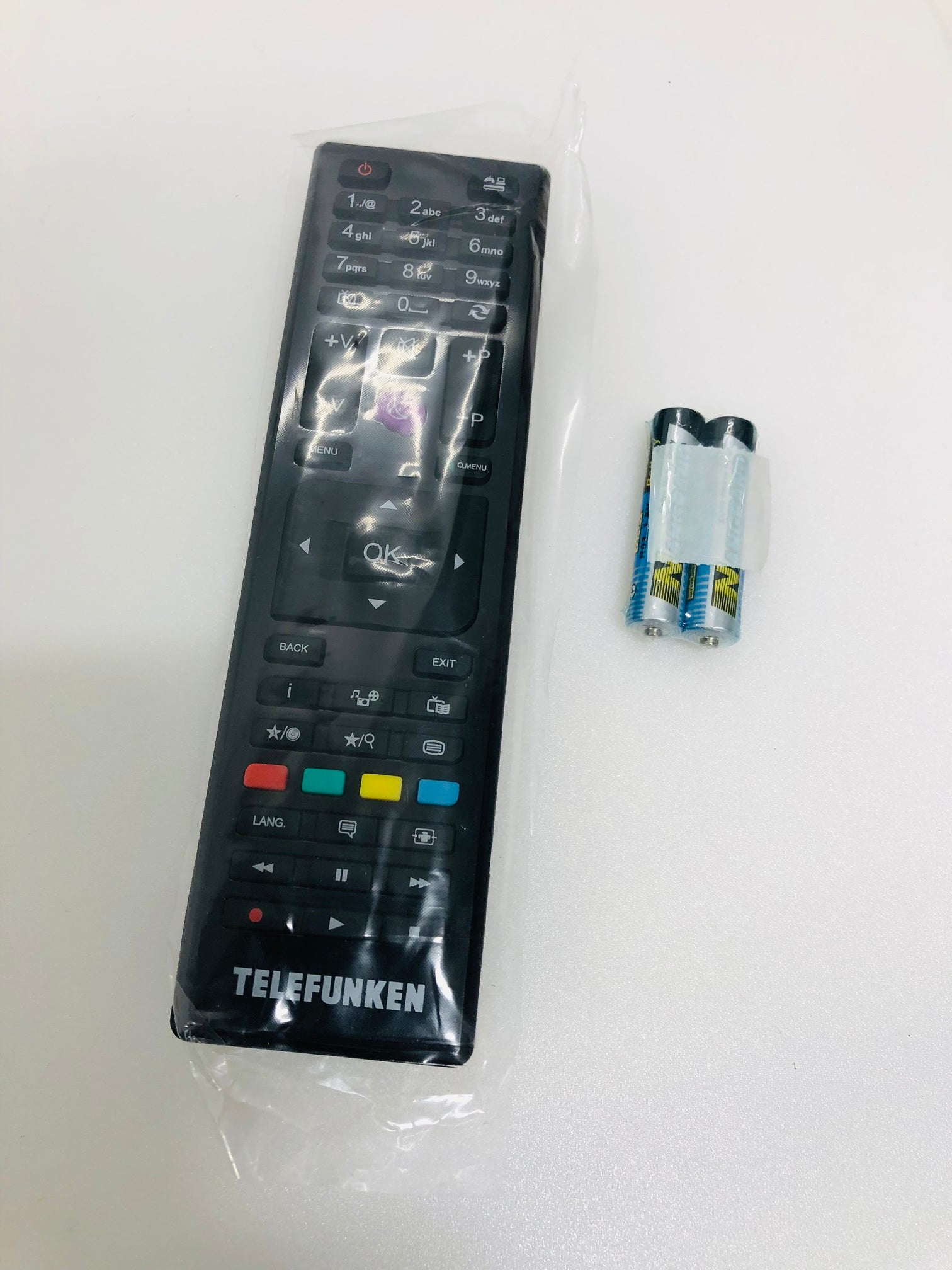 Original new remote control with batteries for Telefunken C32H540A