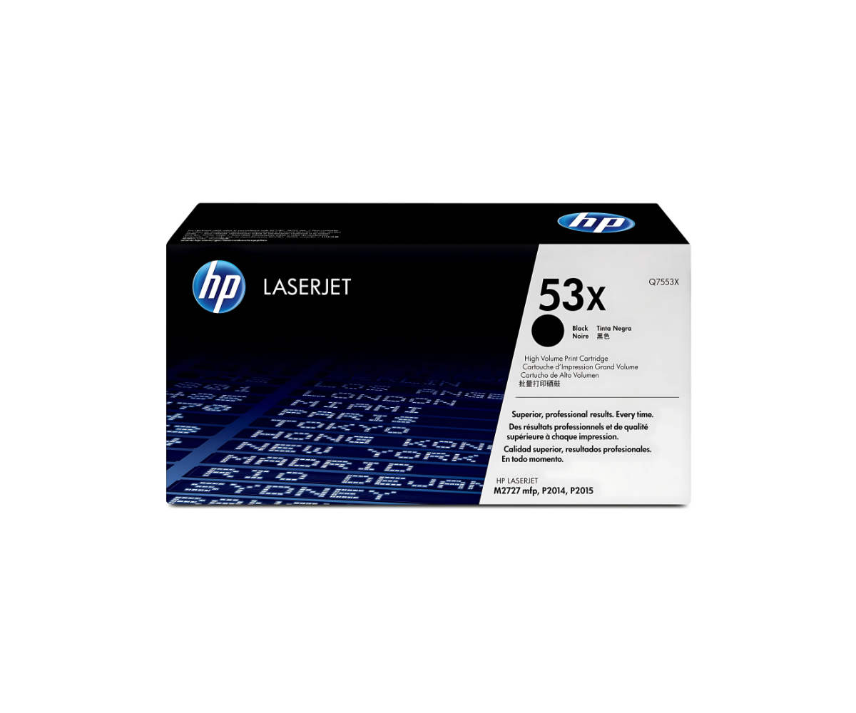 Original HP 53X Q7553X BLACK Toner Cartridge