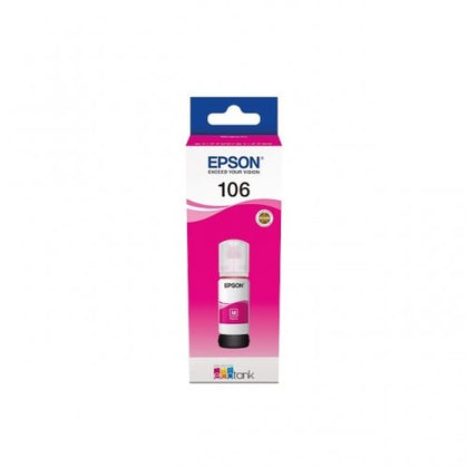 Epson 106 EcoTank (C13T00R340) Ink Refill Bottle, Magenta