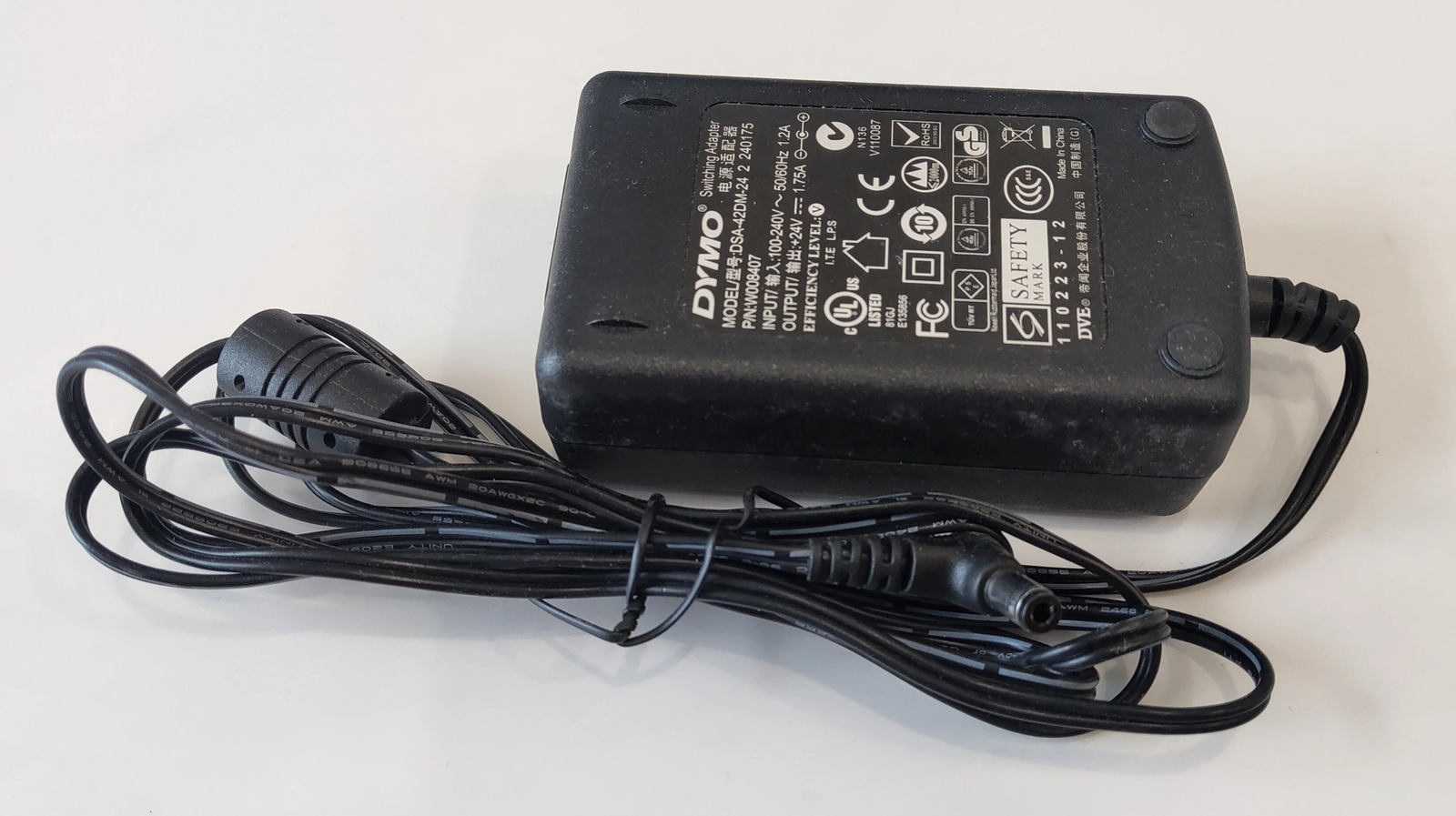 DYMO DSA-42DM-24 24V-1.75A AC Power Adapter