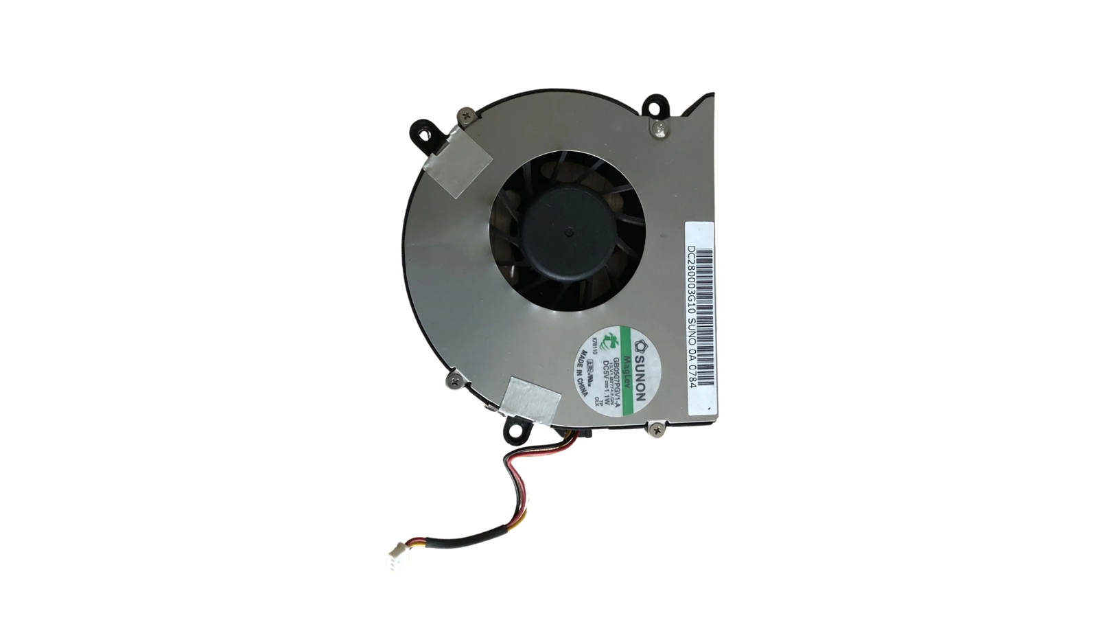 Acer DC280003G10 Aspire 7720Z Processor Fan - Sunon GB0507PGV1-A