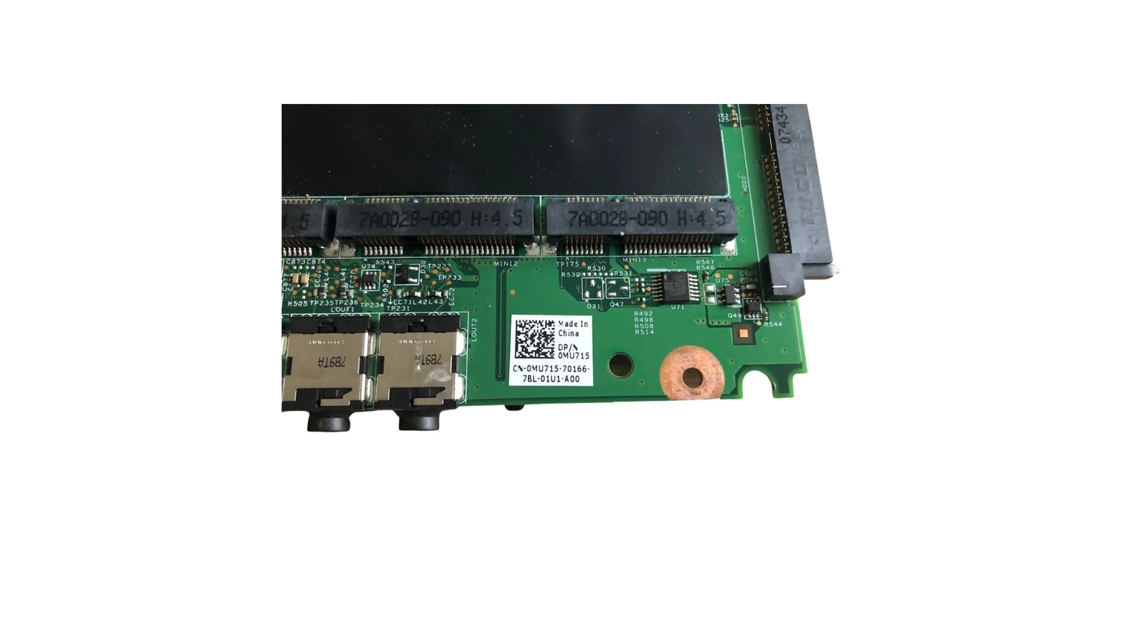 0MU715 mainboard for Dell XPS M1530 FOR PARTS