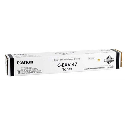 Original Canon C-EXV 47 black toner cartridge - open box