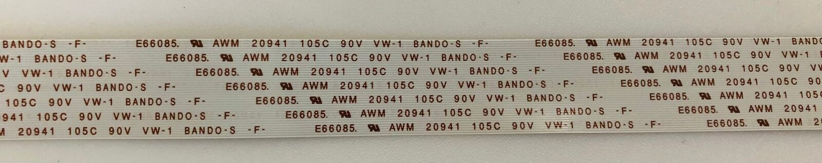 E66085 AWM 20941 105C 90V VW-1 BANDO-S F A001219-B CABLE - PIONEER PDP-435PE