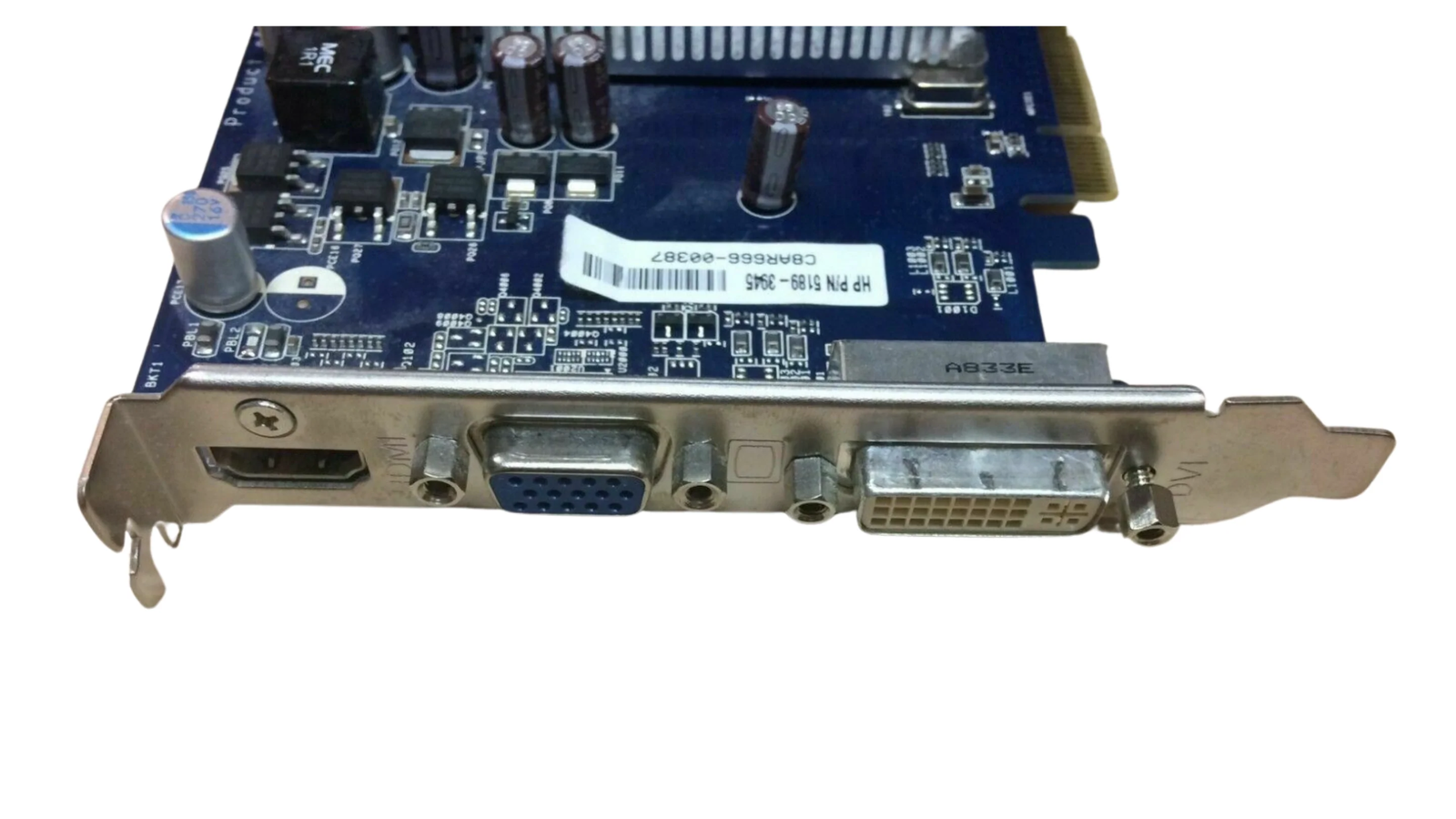 VGA card RV635-C149 rev 1.01A, 08G17016841 HP P/N 5189-3945