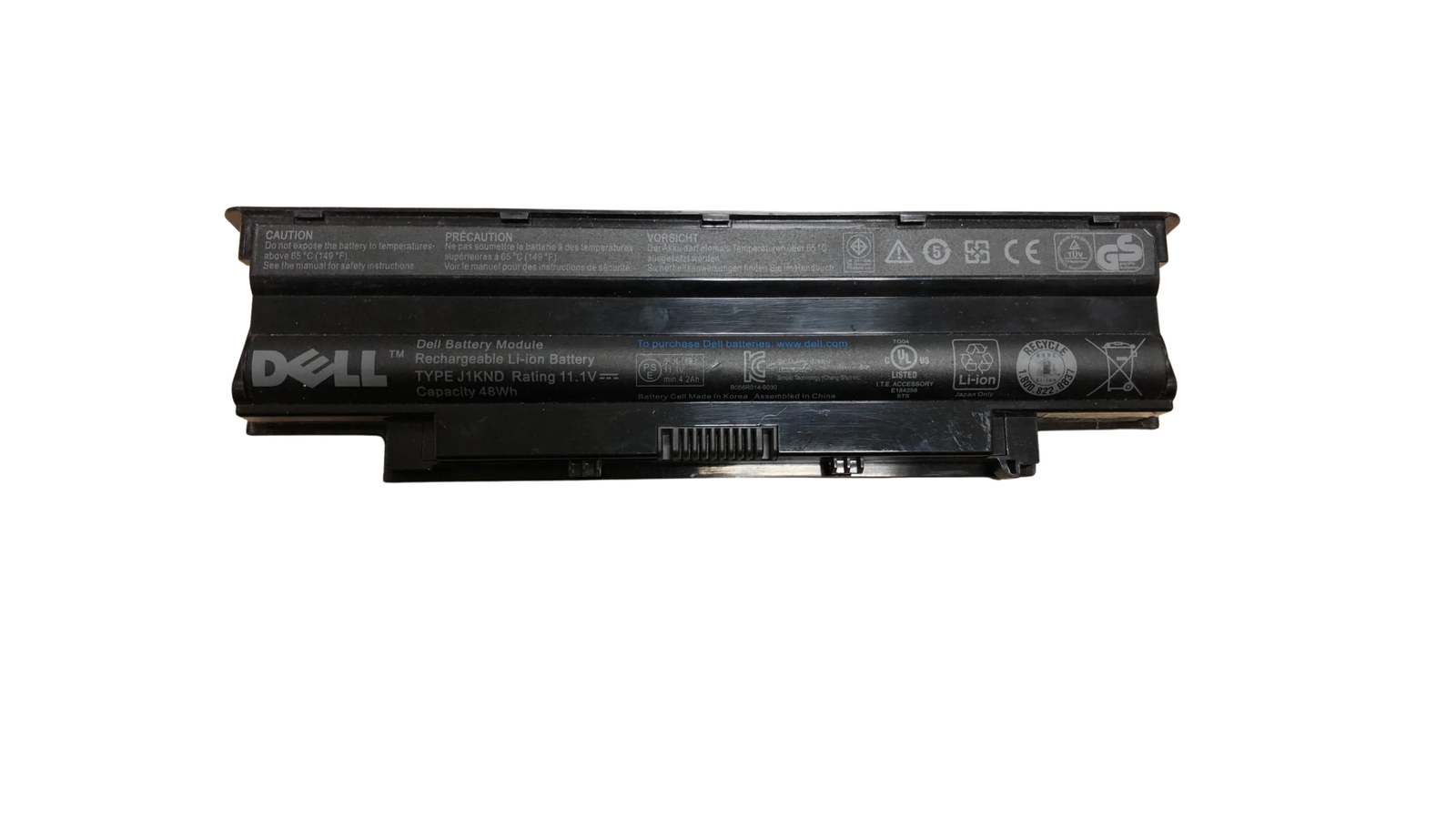 08NH55 battery for Dell Inspiron N5010