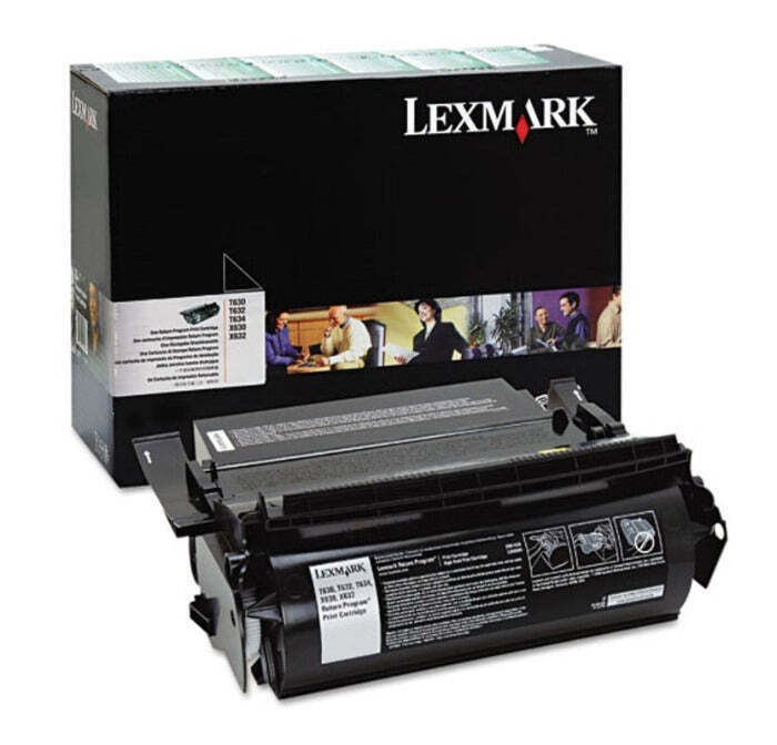 Lexmark original black toner cartridge 64040HW - open box