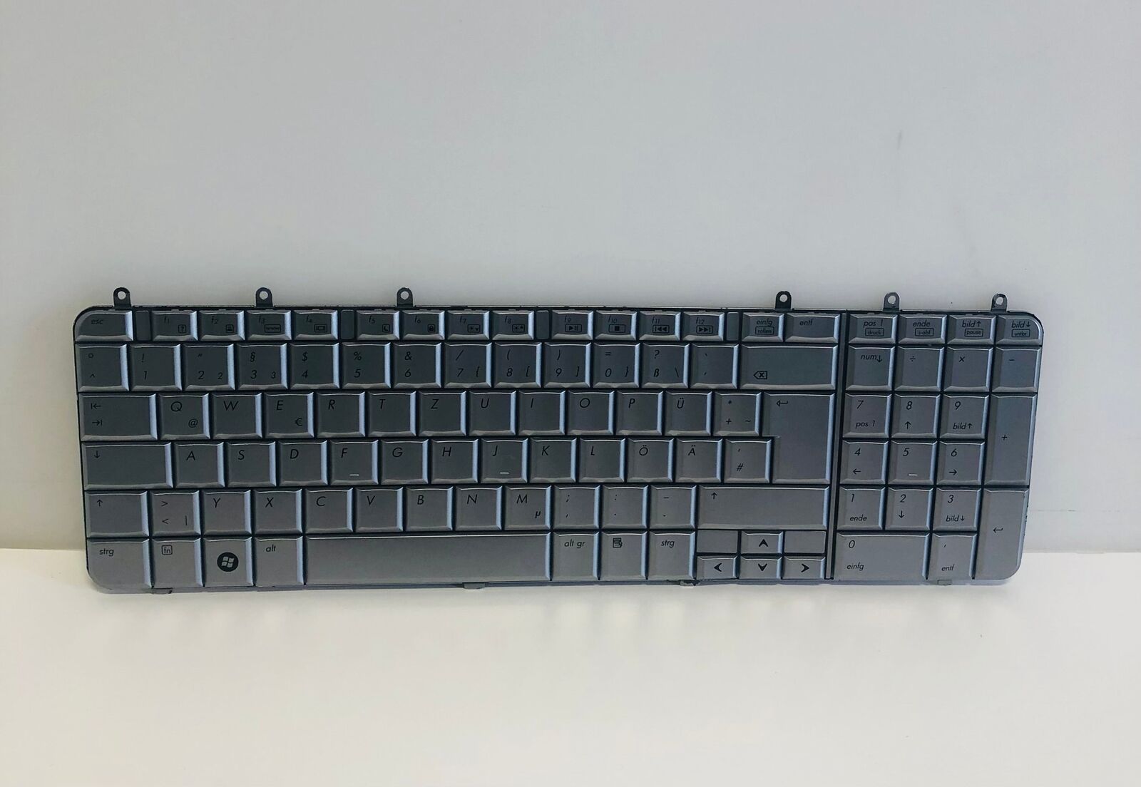 HP Pavilion DV7-1000 DV7-1100 silver german keyboard 483275-041