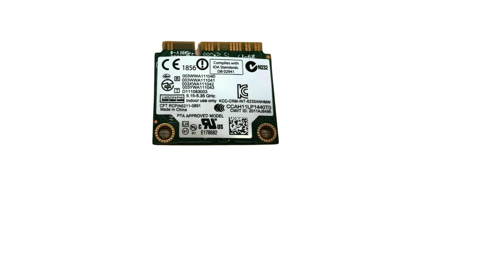 6235ANHMW WIFI card