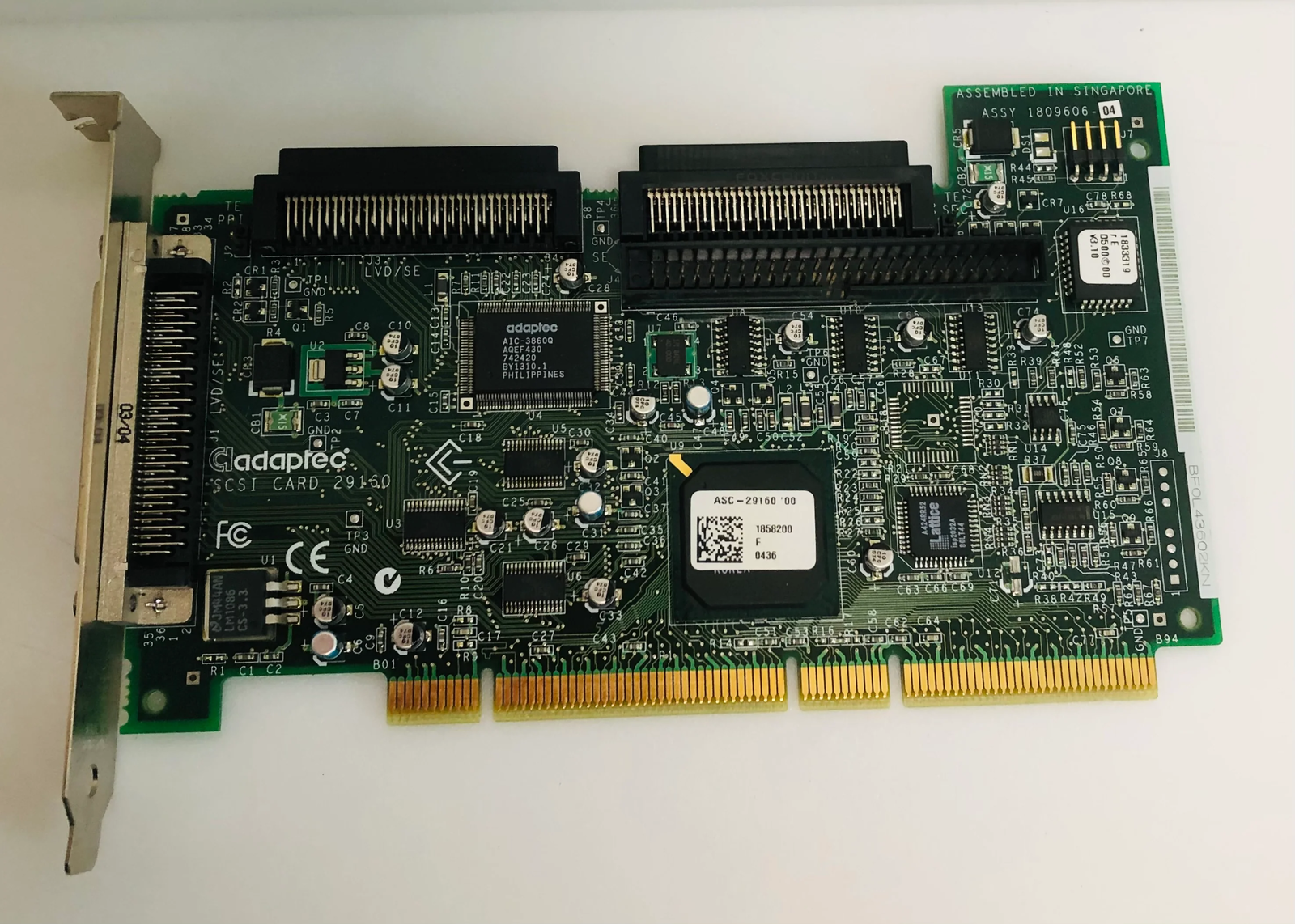 ADAPTEC SCSI CARD 29160 1809607-00 1809606-04