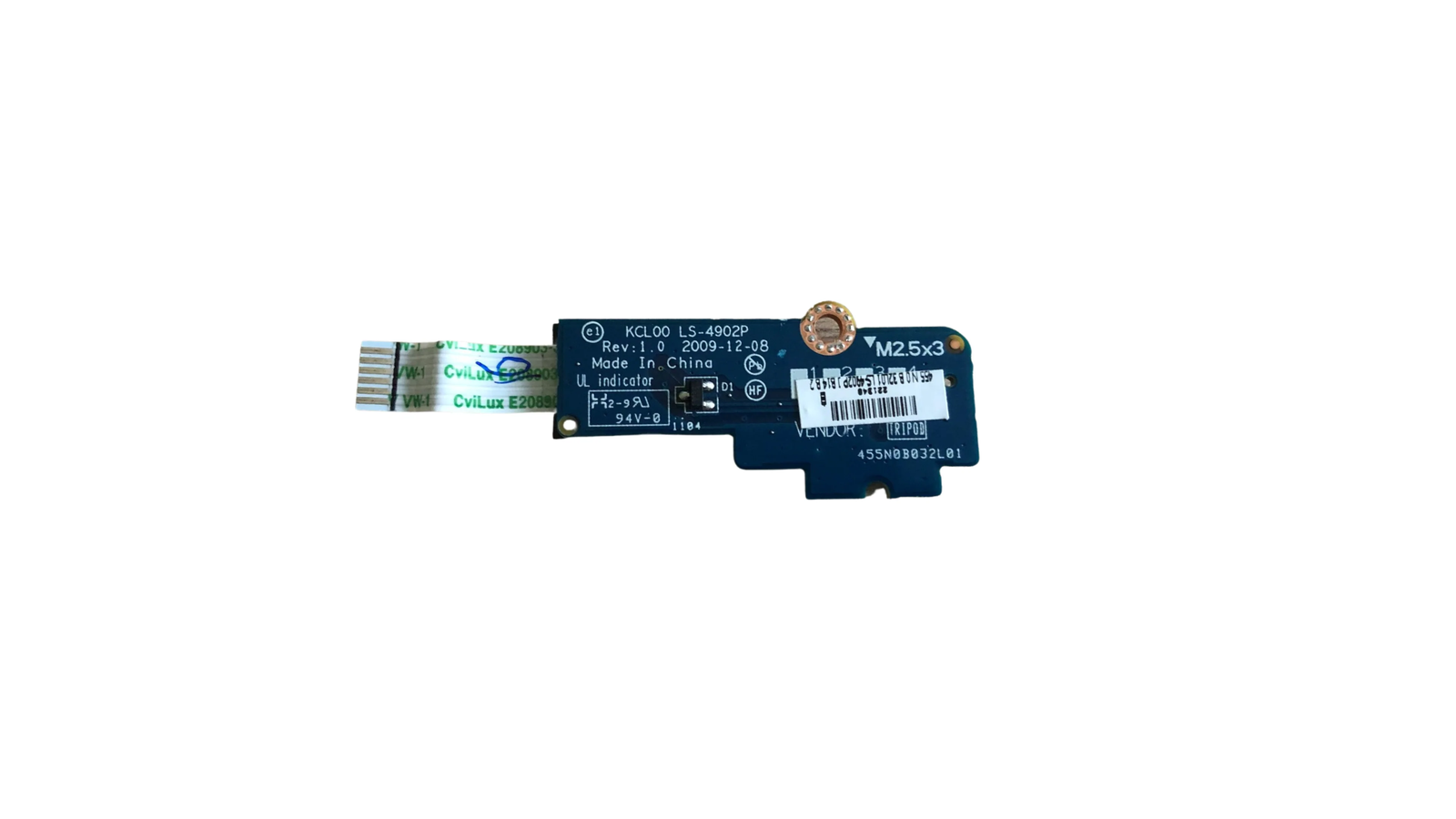 LS-4902P power button board for HP EliteBook 8440p