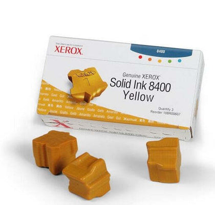 Xerox 108R00607 8400 Yellow Solid Ink Pack (3 Sticks)