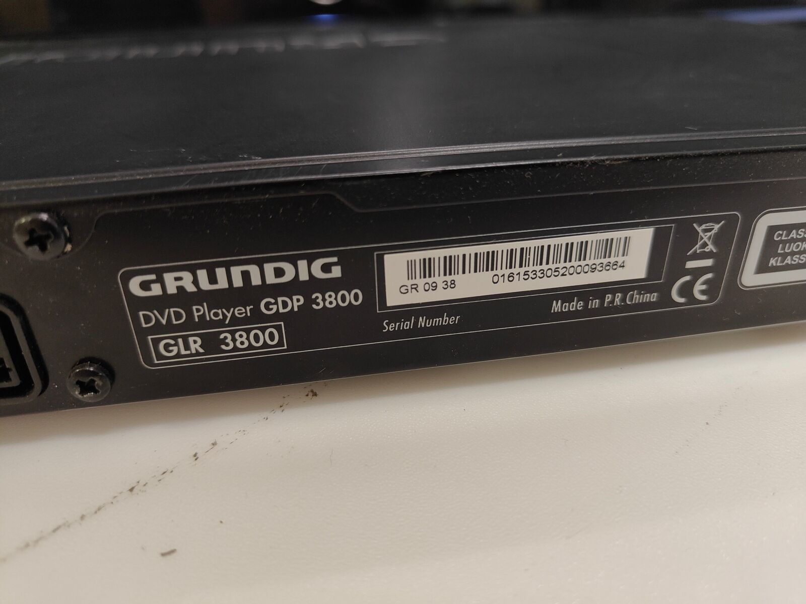 GRUNDIG – DVD PLAYER – GDP 3800