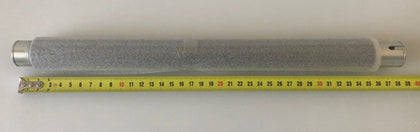 Roller length 39 cm / width 3 cm / one holder 3 cm / another holder 2 cm