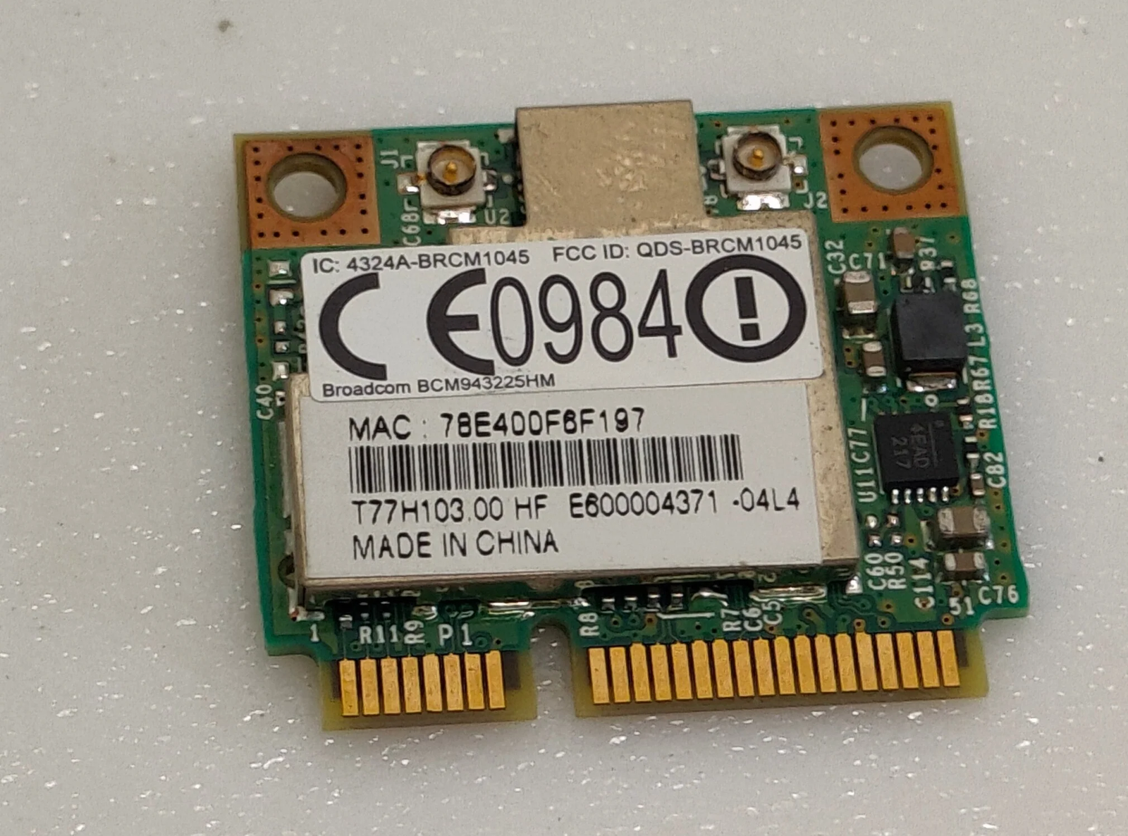 WIFI 4324A-BRCM1045 - Acer Aspire 5741G-5454G50MNSK