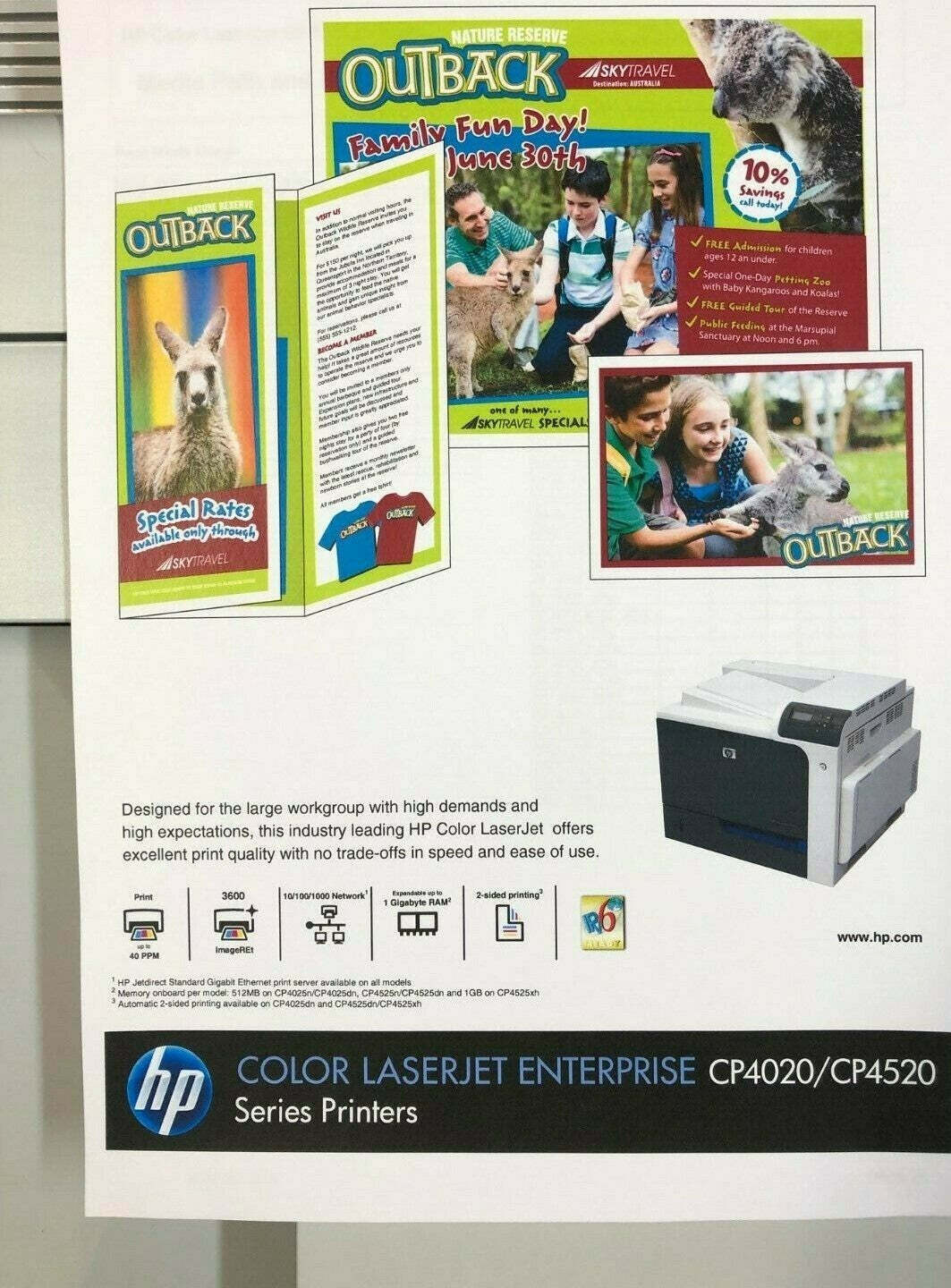 HP LaserJet CP4025dn Workgroup Laser Printer 84K
